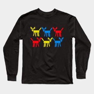 Geometric Dog Pack Long Sleeve T-Shirt